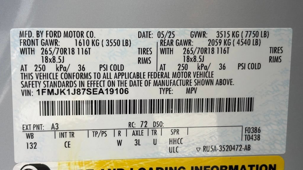 Certified 2025 Ford Expedition Max Active AWD/4WD image 60