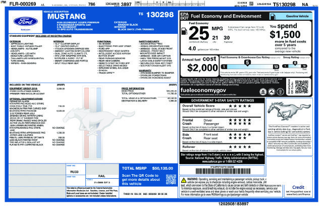 New 2026 Ford Mustang Premium w/ Mustang RTR Package RWD image 29