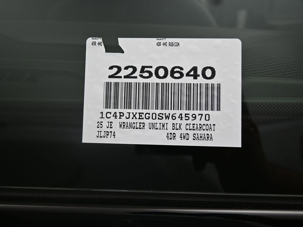 New 2025 Jeep Wrangler Sahara w/ Safety Group image 11