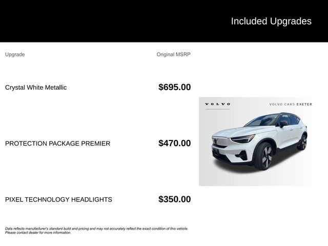 Used 2023 Volvo XC40 Recharge Ultimate w/ Protection Package Premier image 5