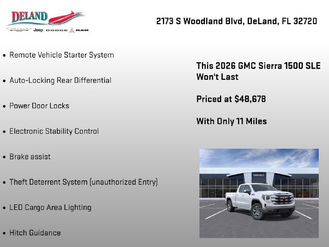 New 2026 GMC Sierra 1500 SLE AWD/4WD image 22