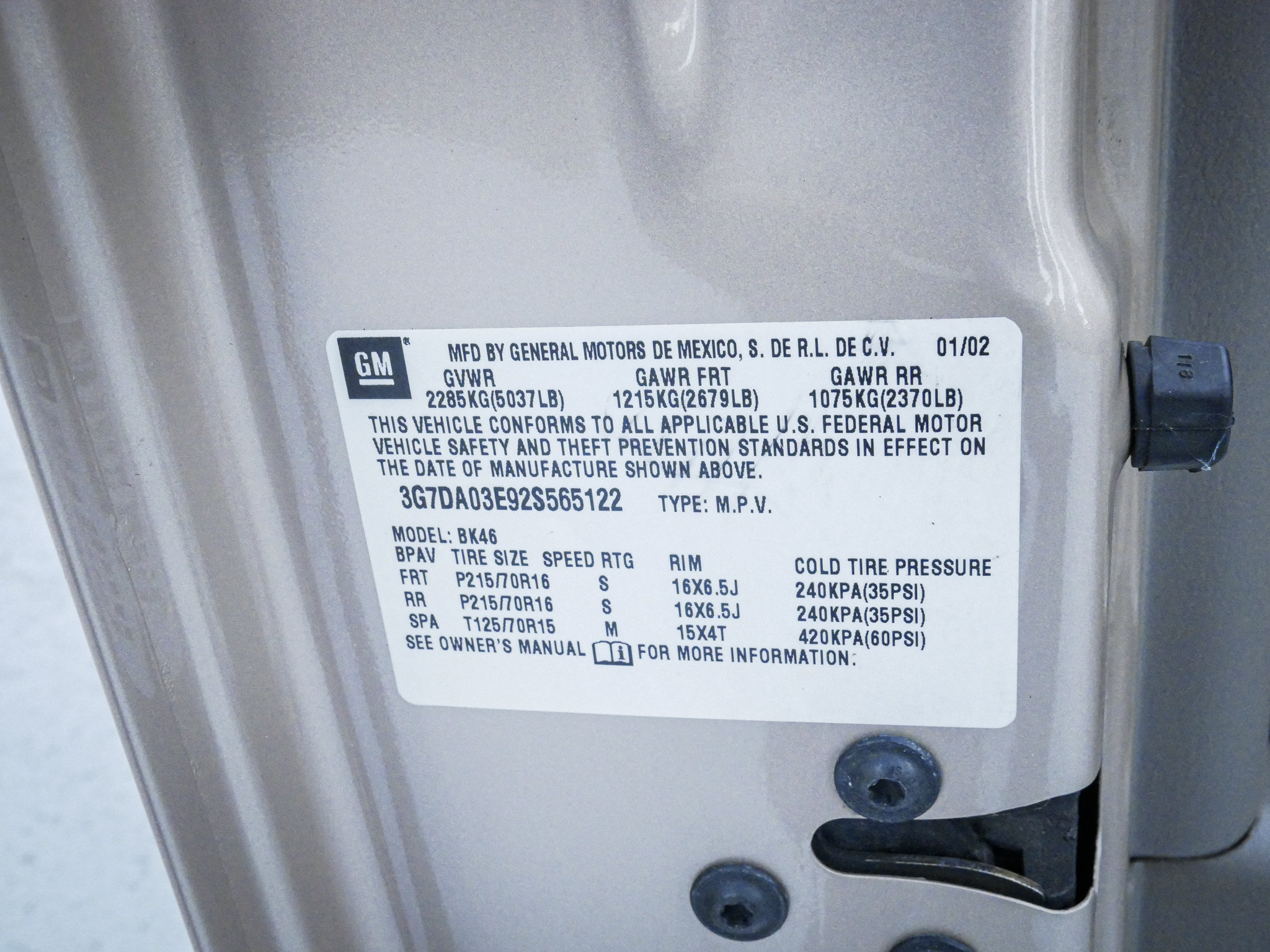 Used 2002 Pontiac Aztek 2WD image 33