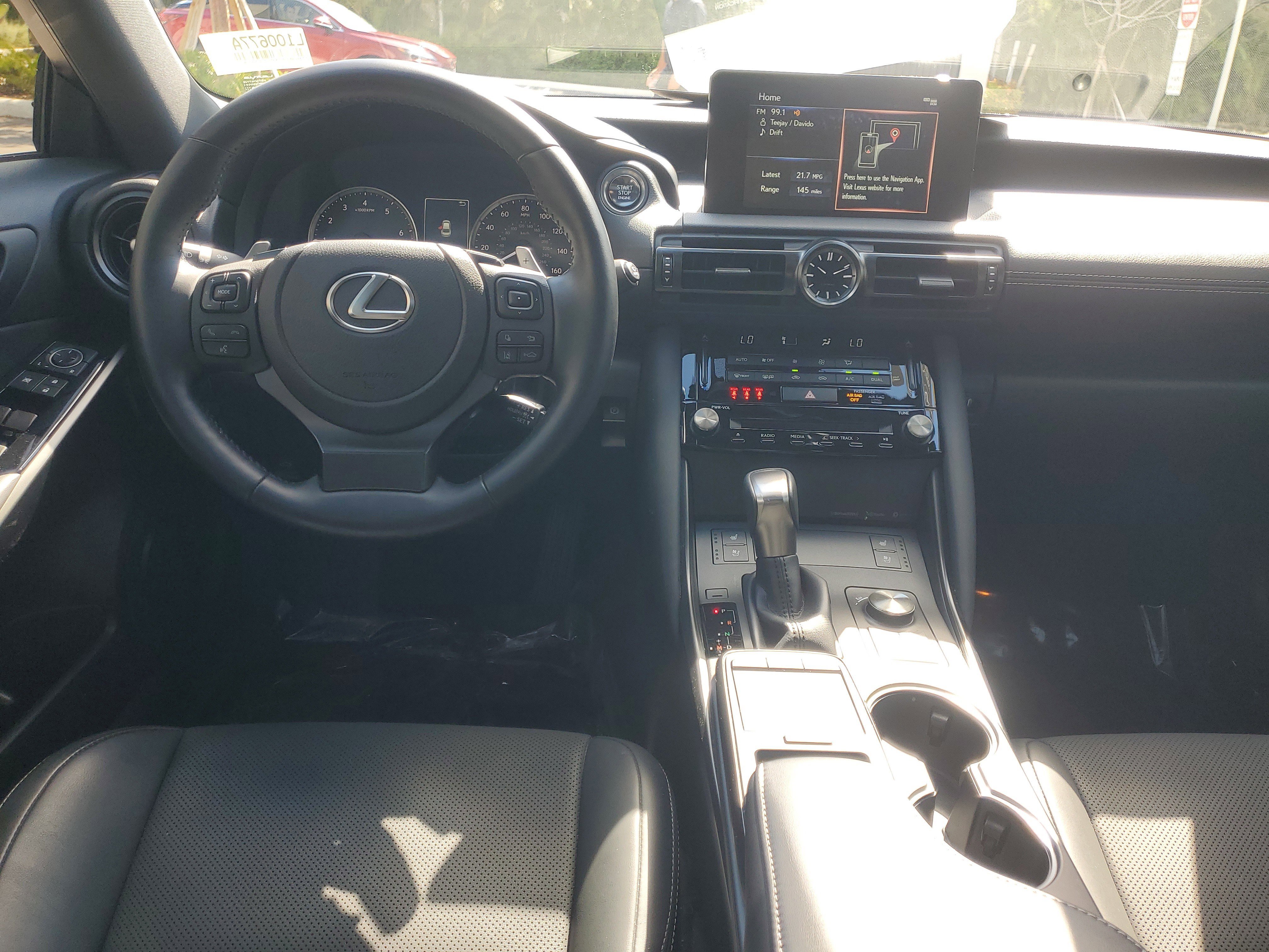 Certified 2023 Lexus IS 300 w/ Comfort Package RWD image 9