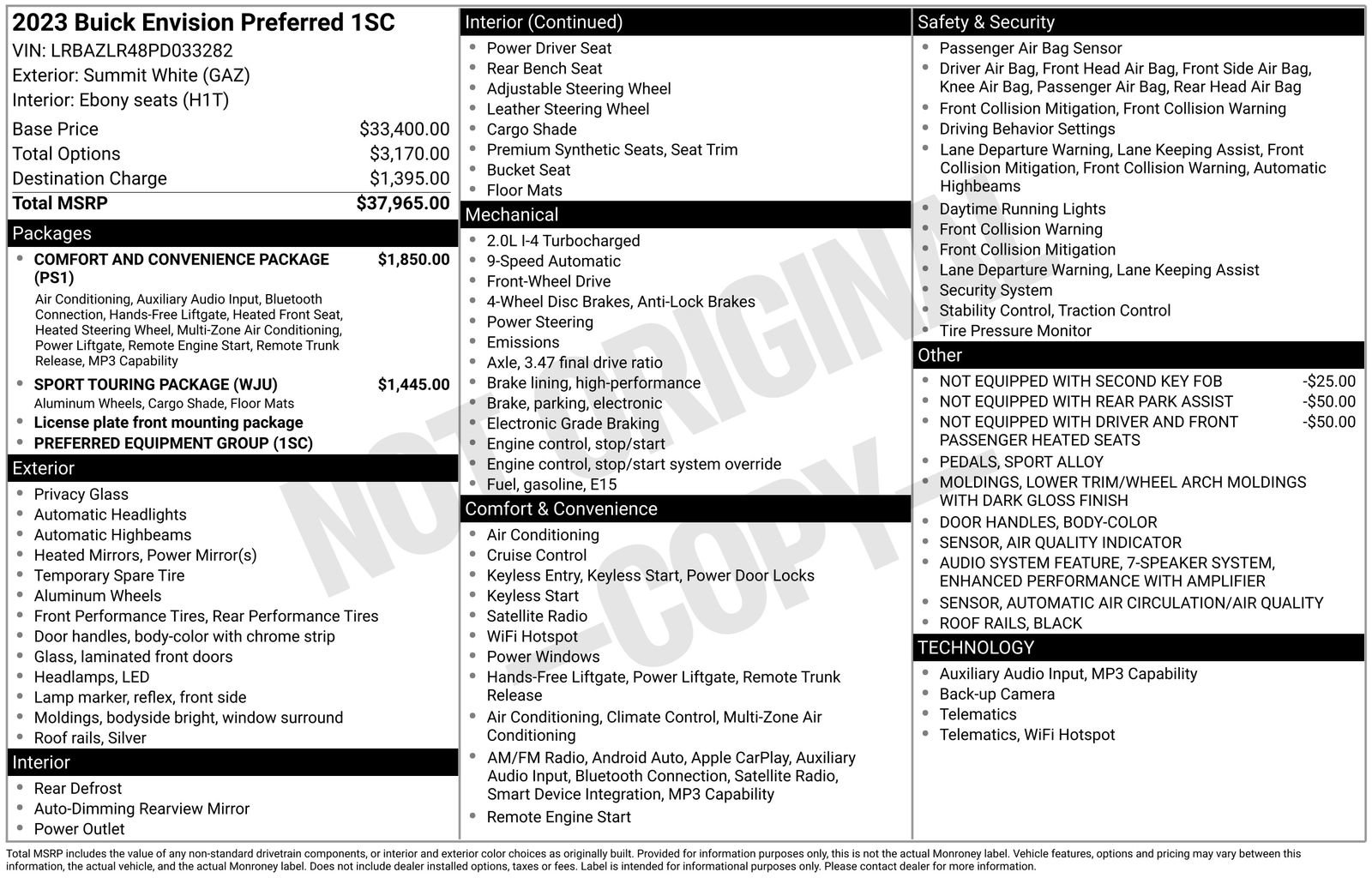 Used 2023 Buick Envision Preferred image 13