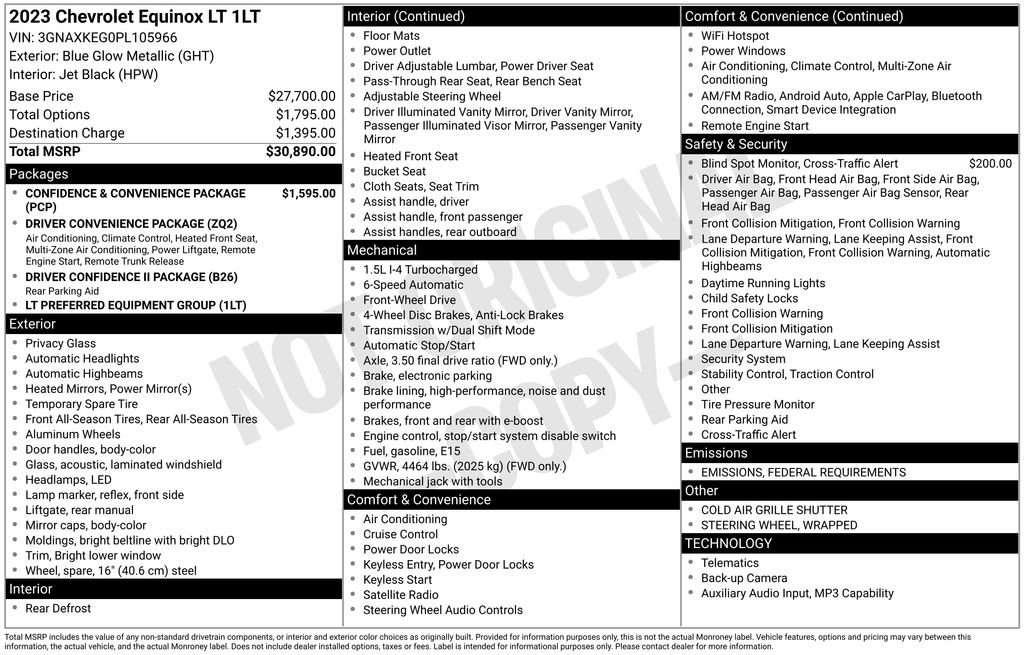 Used 2023 Chevrolet Equinox LT image 40