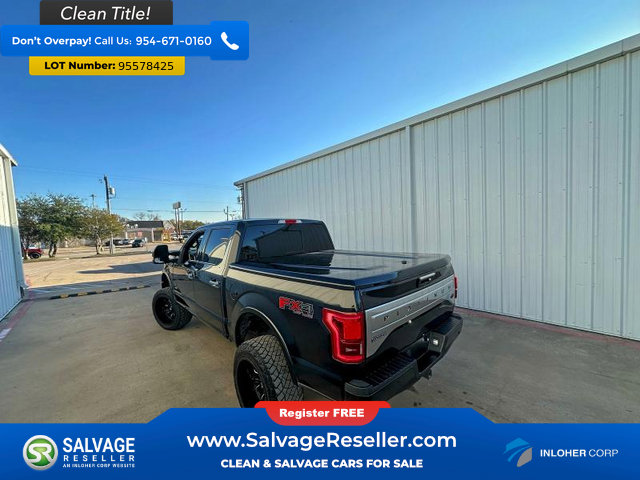 Used 2015 Ford F150 Platinum w/ Equipment Group 701A Luxury image 4