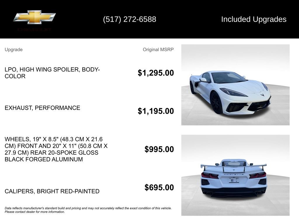 Used 2025 Chevrolet Corvette Stingray Coupe w/ 1LT image 5