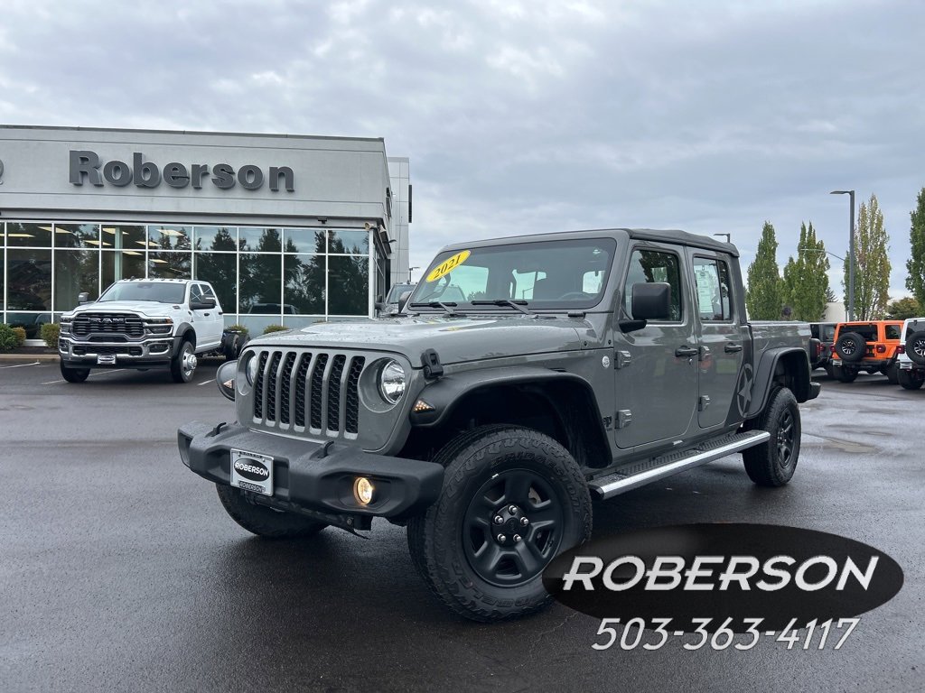 Certified 2021 Jeep Gladiator Sport w/ Trailer Tow Package