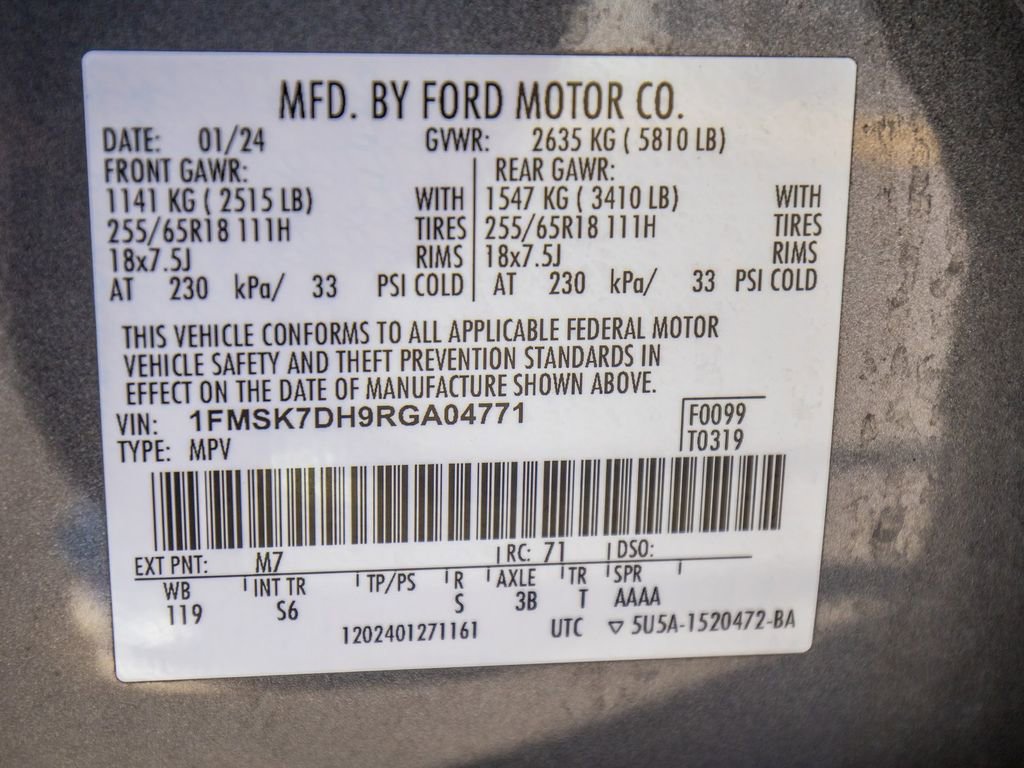 Used 2024 Ford Explorer XLT w/ Equipment Group 202A image 33