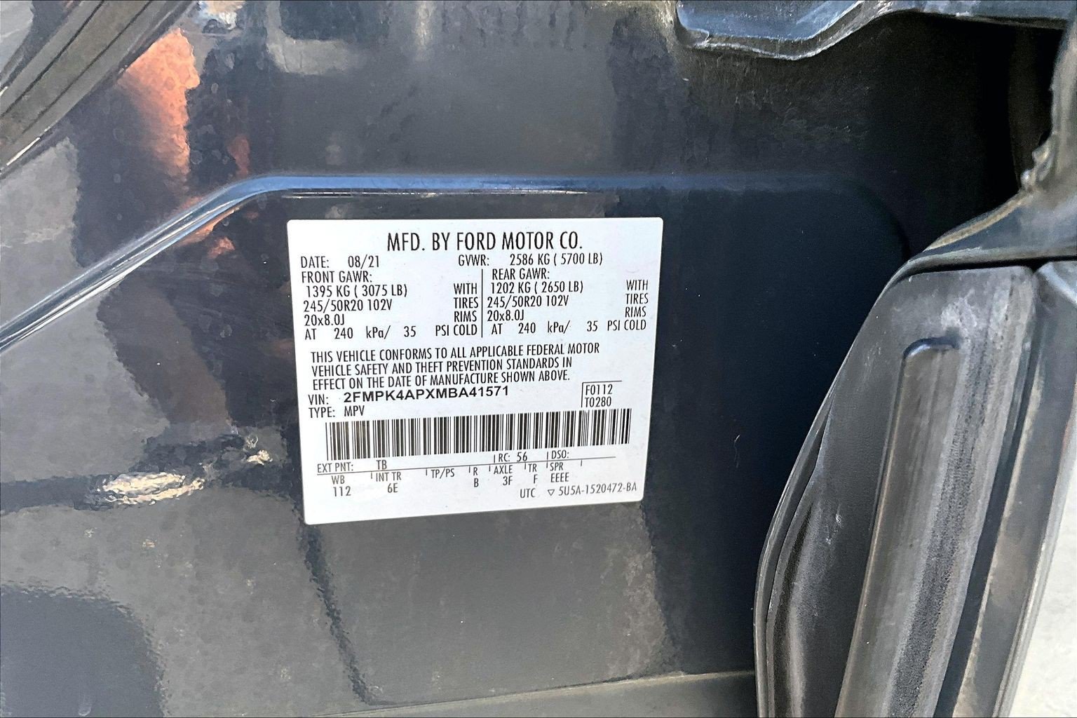 Used 2021 Ford Edge ST AWD/4WD image 34