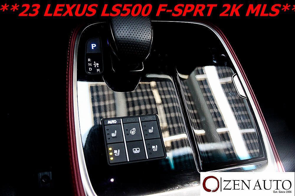 Used 2023 Lexus LS 500 F Sport w/ Cold Weather Package (CK) RWD image 21