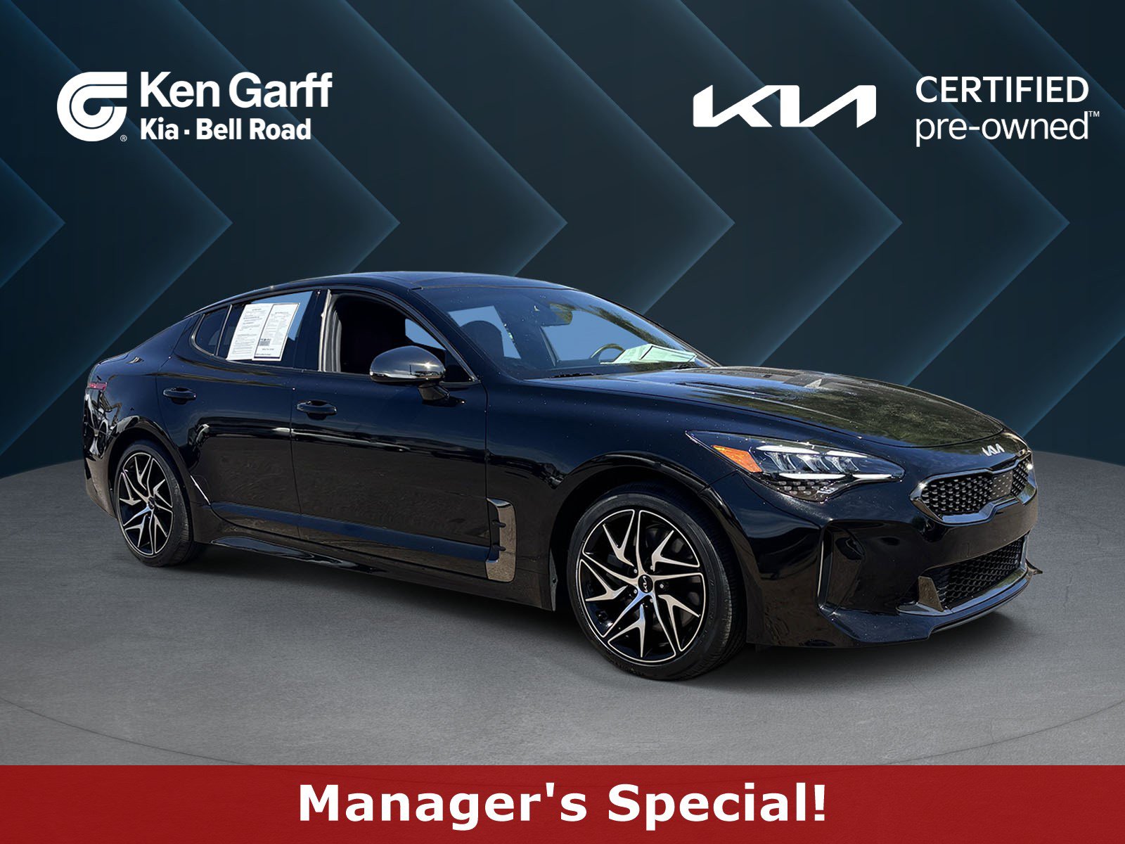 Certified 2023 Kia Stinger GT-Line w/ Sun & Sound Package RWD image 1