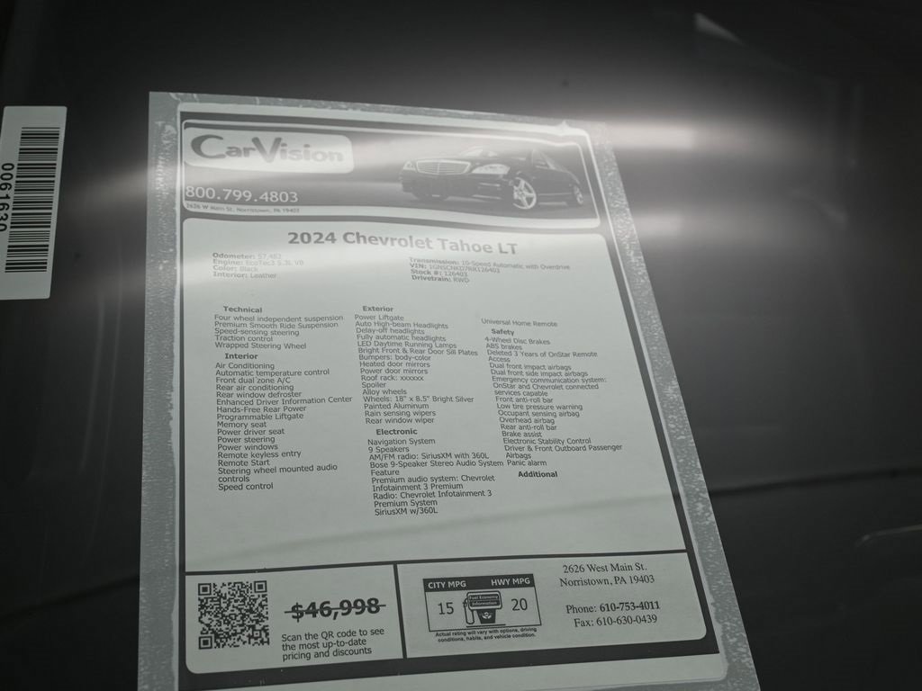 Used 2024 Chevrolet Tahoe LT image 34