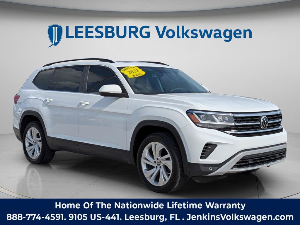 Used 2021 Volkswagen Atlas SE w/ Panoramic Sunroof Package FWD video 2
