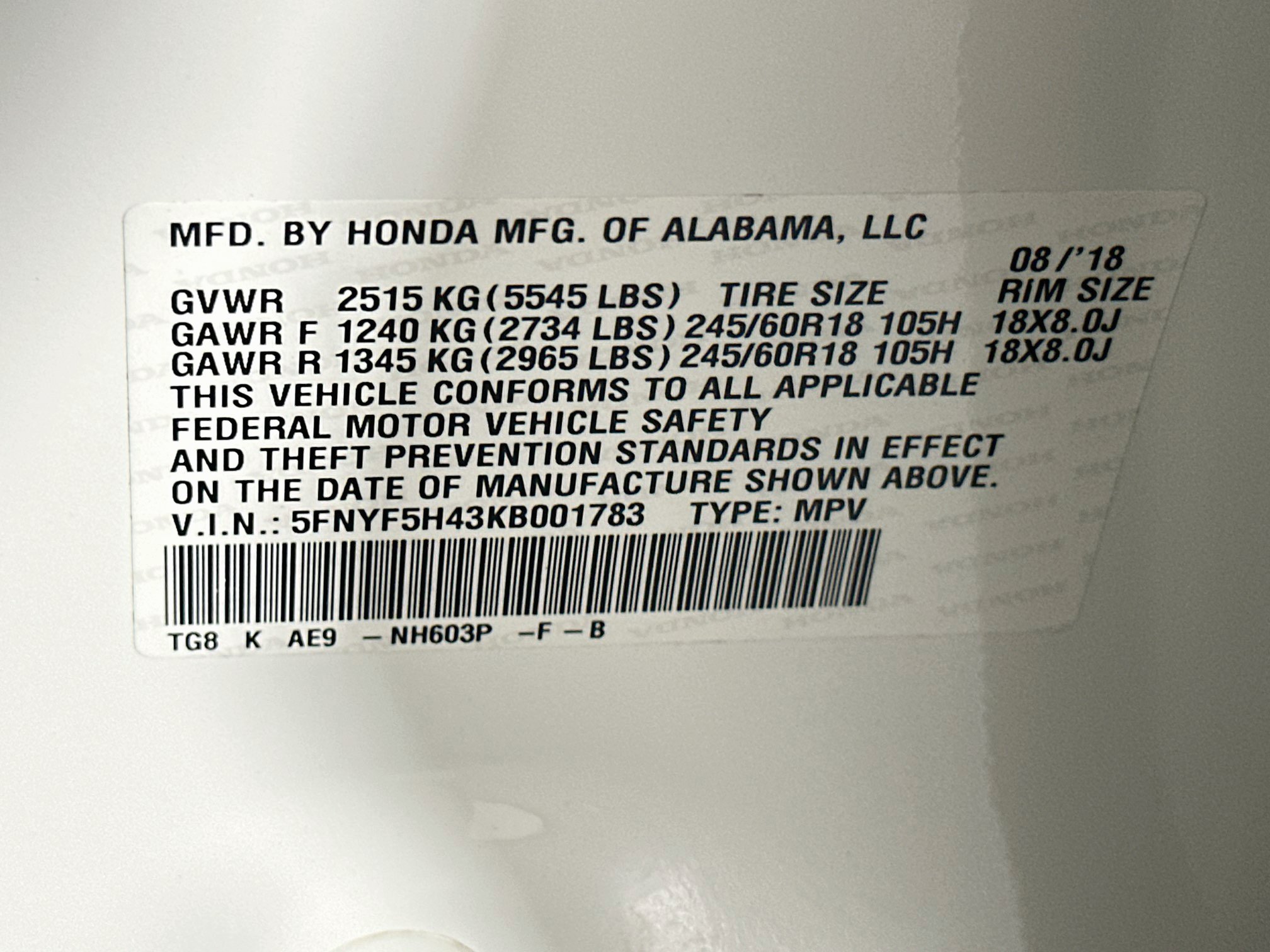 Used 2019 Honda Pilot EX-L image 12