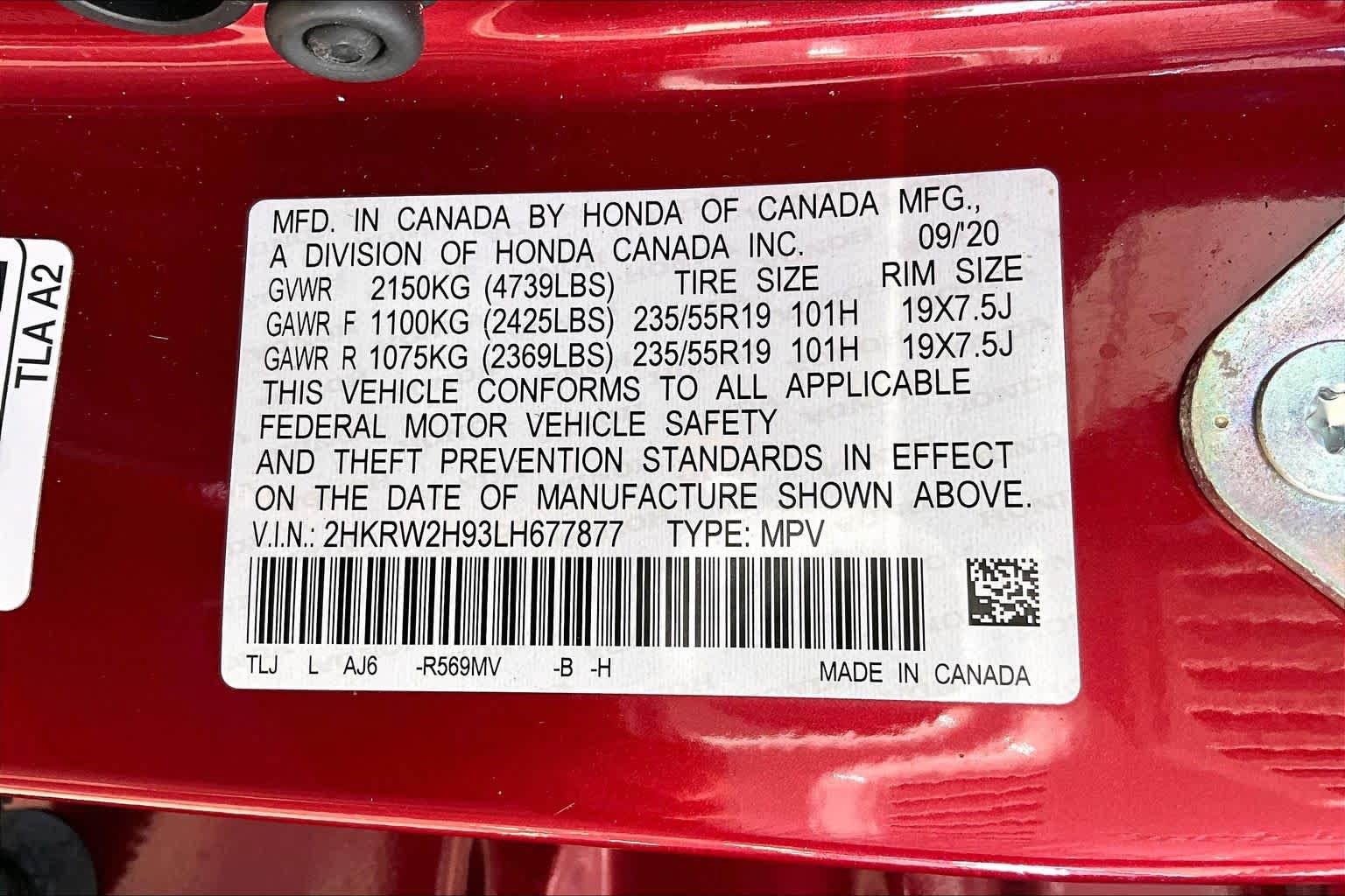 Used 2020 Honda CR-V Touring image 35