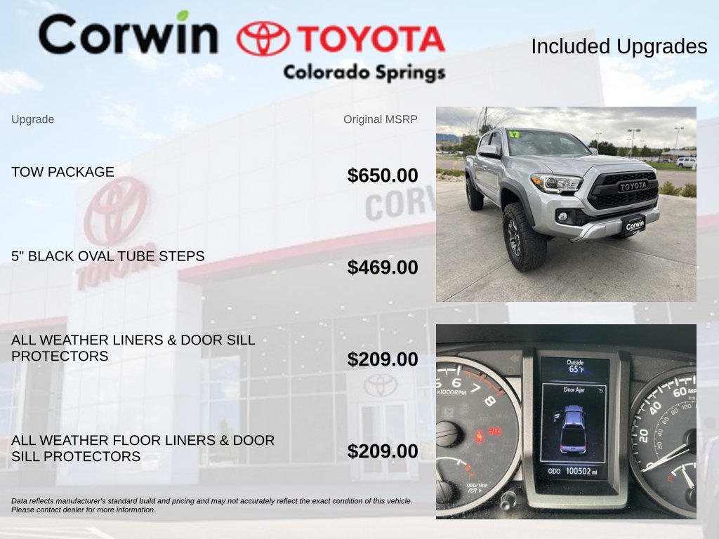 Used 2017 Toyota Tacoma TRD Off-Road w/ Tow Package AWD/4WD image 4