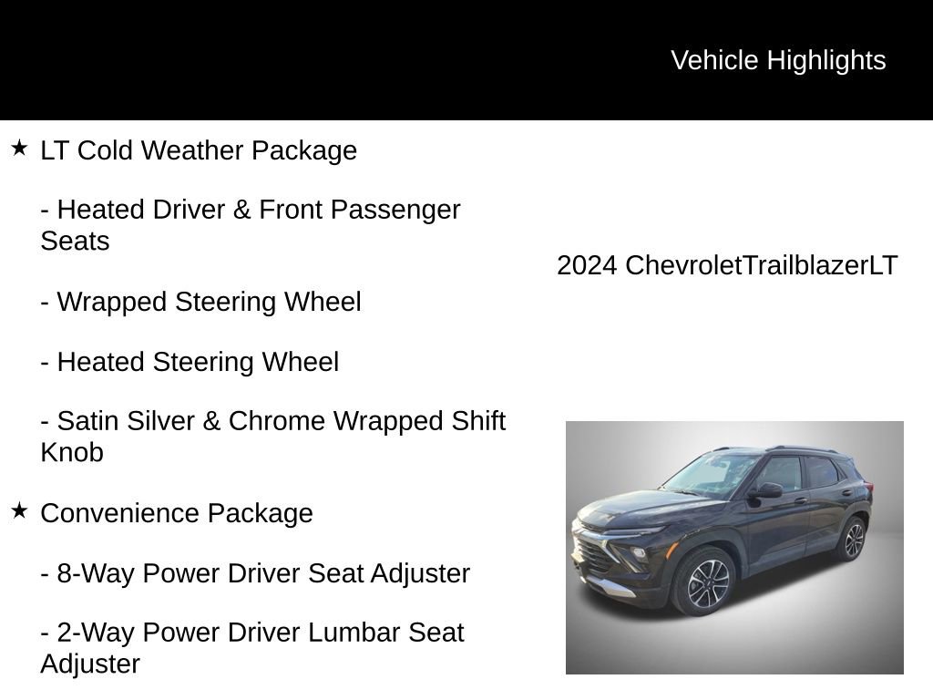 Used 2024 Chevrolet TrailBlazer LT w/ Convenience Package FWD image 4