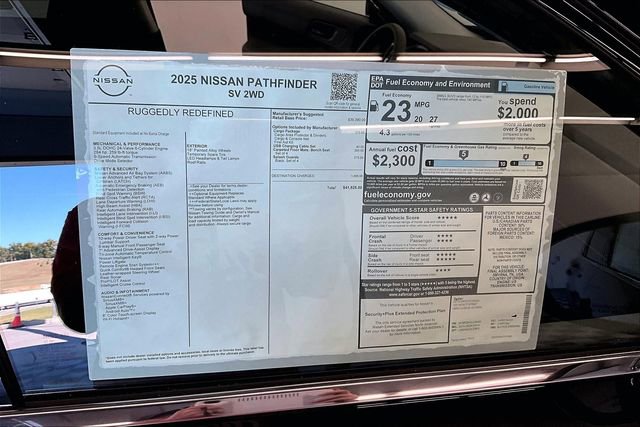 New 2025 Nissan Pathfinder SV w/ Cargo Package image 37