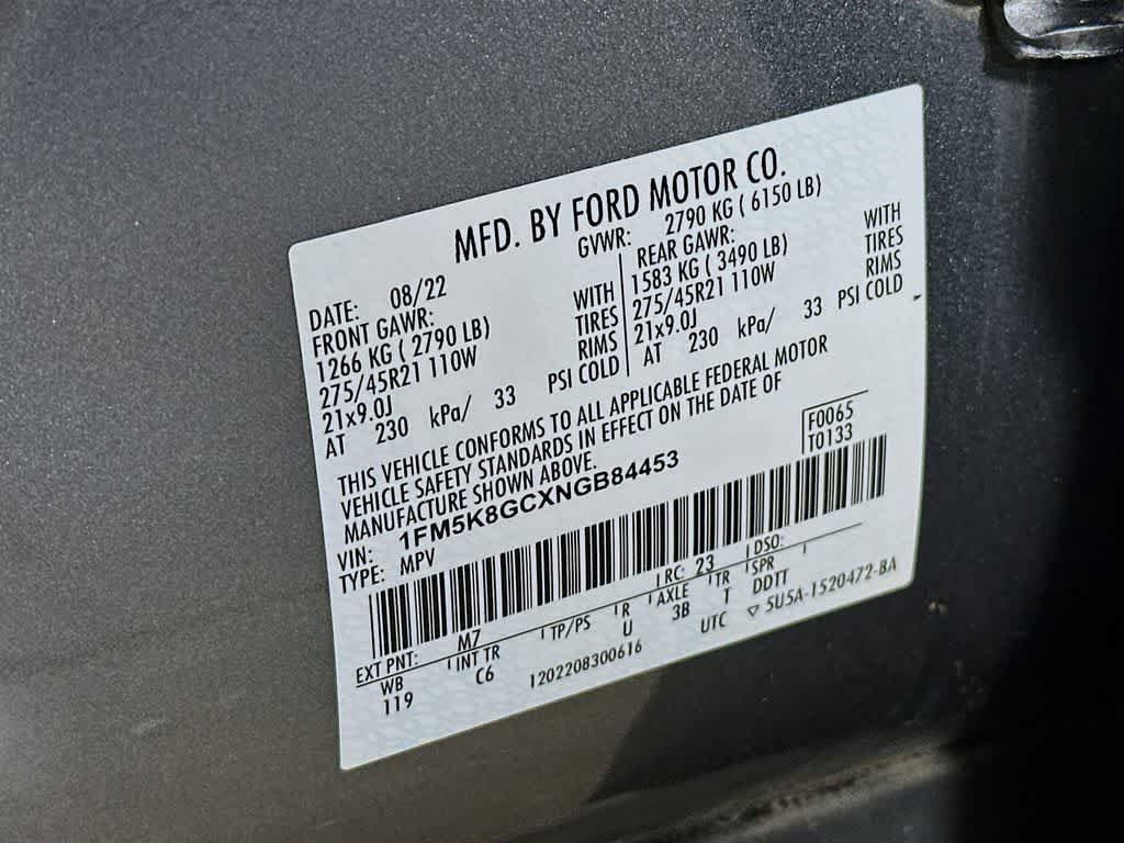 Used 2022 Ford Explorer ST w/ Equipment Group 401A AWD/4WD image 21