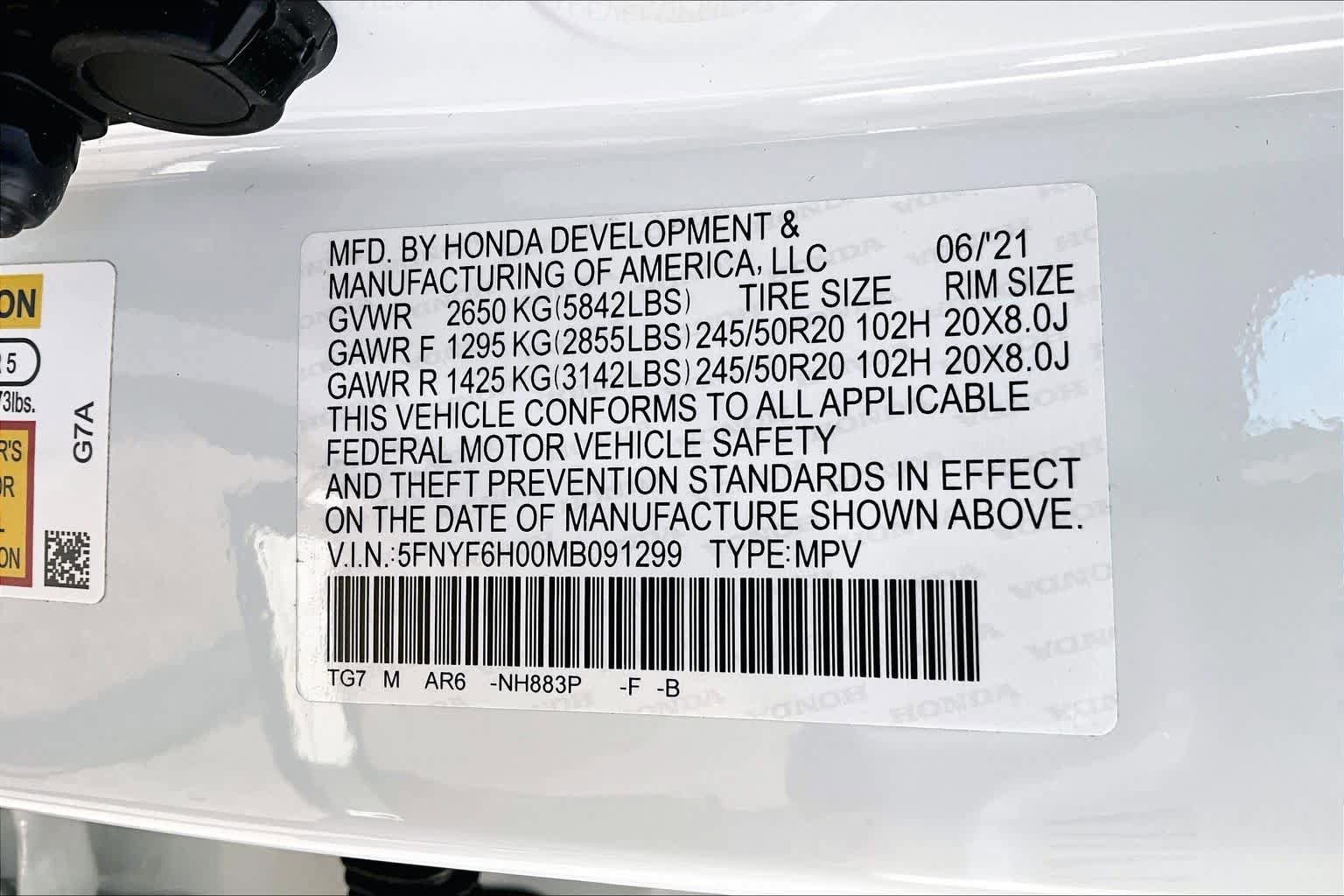 Used 2021 Honda Pilot Elite image 35