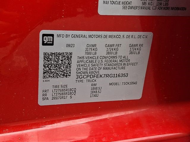Certified 2024 Chevrolet Silverado 1500 LT Trail Boss AWD/4WD image 26