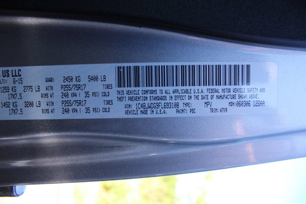 Used 2015 Jeep Wrangler Unlimited Sport w/ Quick Order Package 24S AWD/4WD image 39