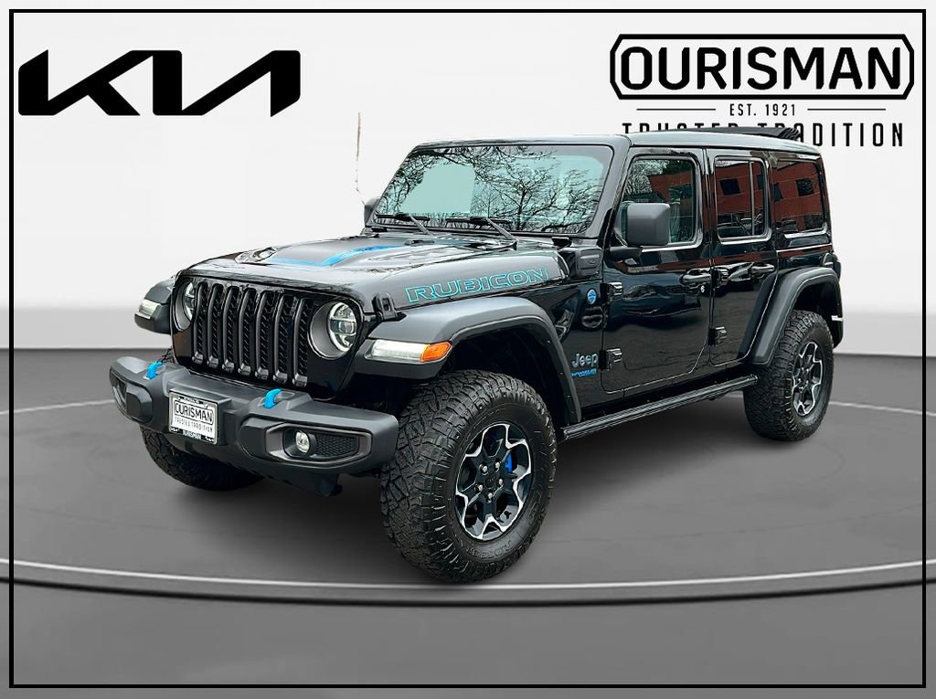 Used 2022 Jeep Wrangler Unlimited Rubicon 4xe w/ Cold Weather Group image 2