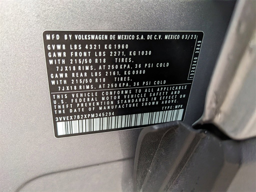 Certified 2023 Volkswagen Taos SE w/ Panoramic Sunroof Package image 40