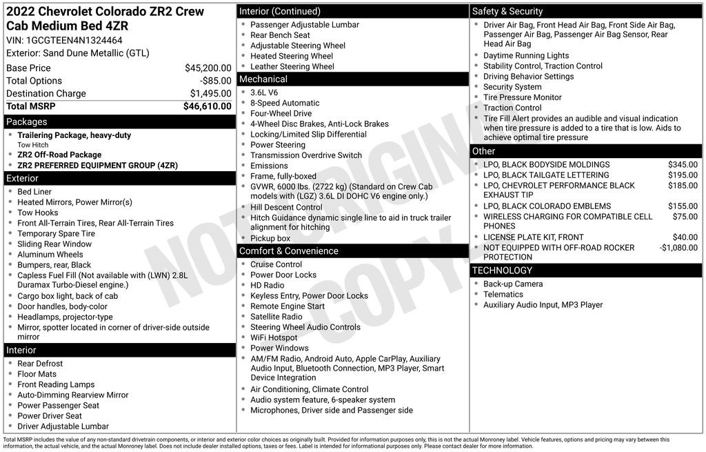 Used 2022 Chevrolet Colorado ZR2 image 5