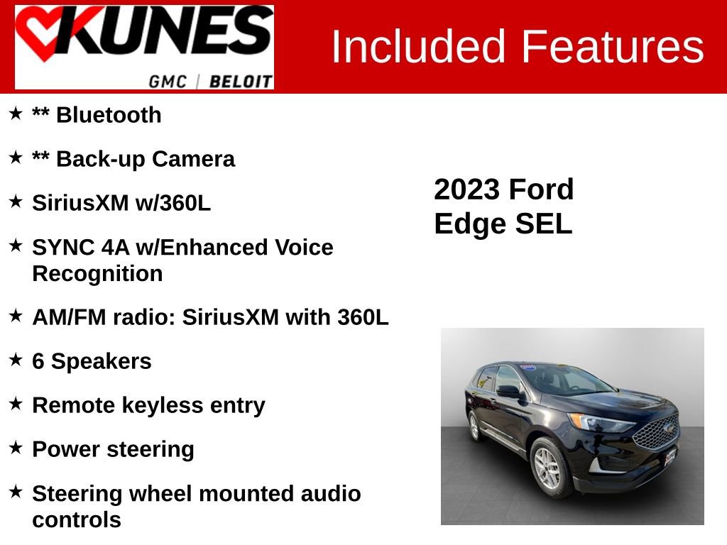 Used 2023 Ford Edge SEL AWD/4WD image 2