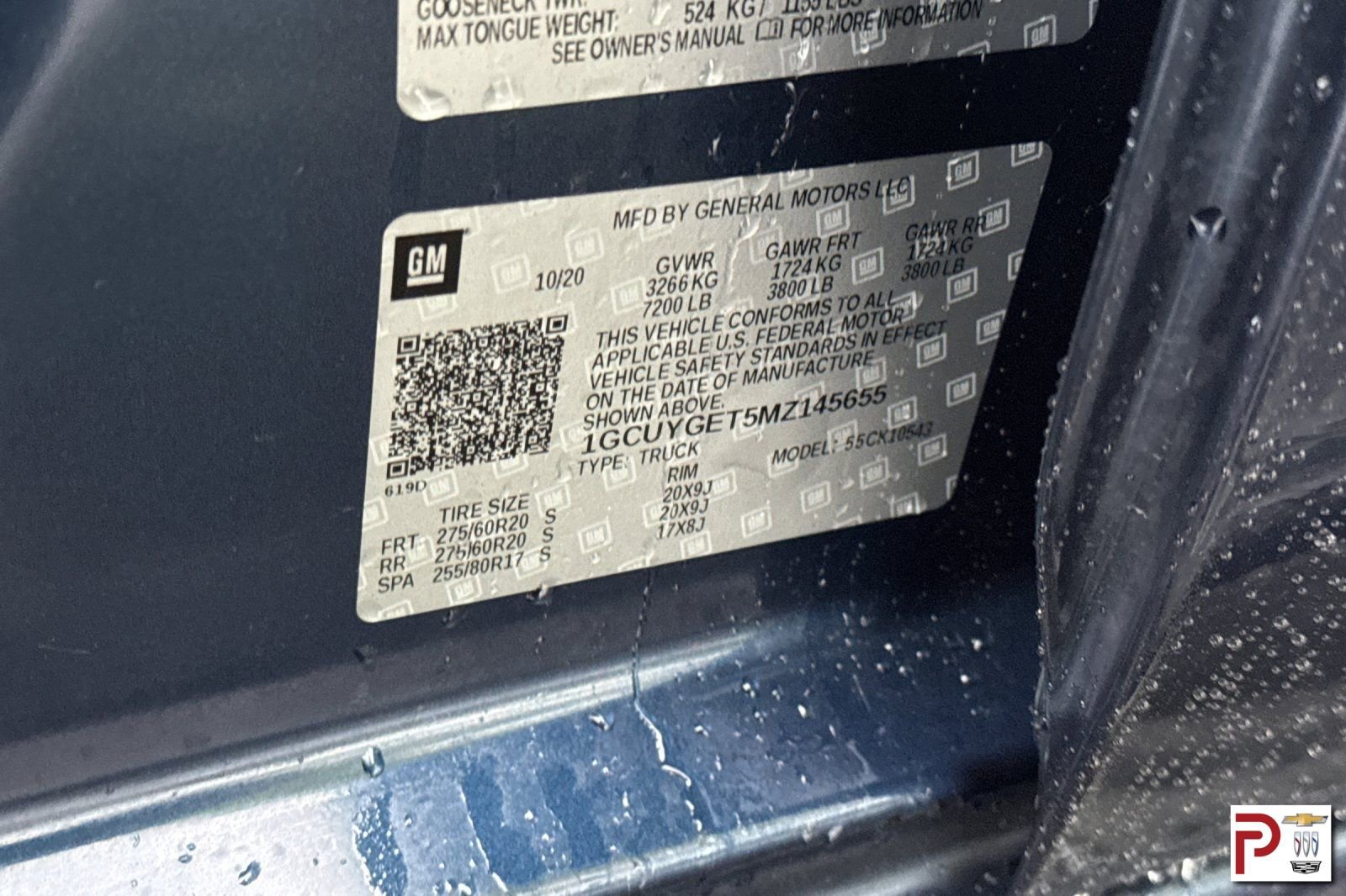 Used 2021 Chevrolet Silverado 1500 LTZ w/ Technology Package AWD/4WD image 35