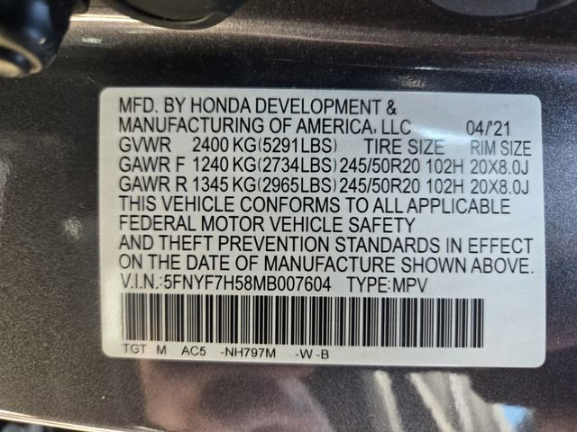 Used 2021 Honda Passport EX-L image 20