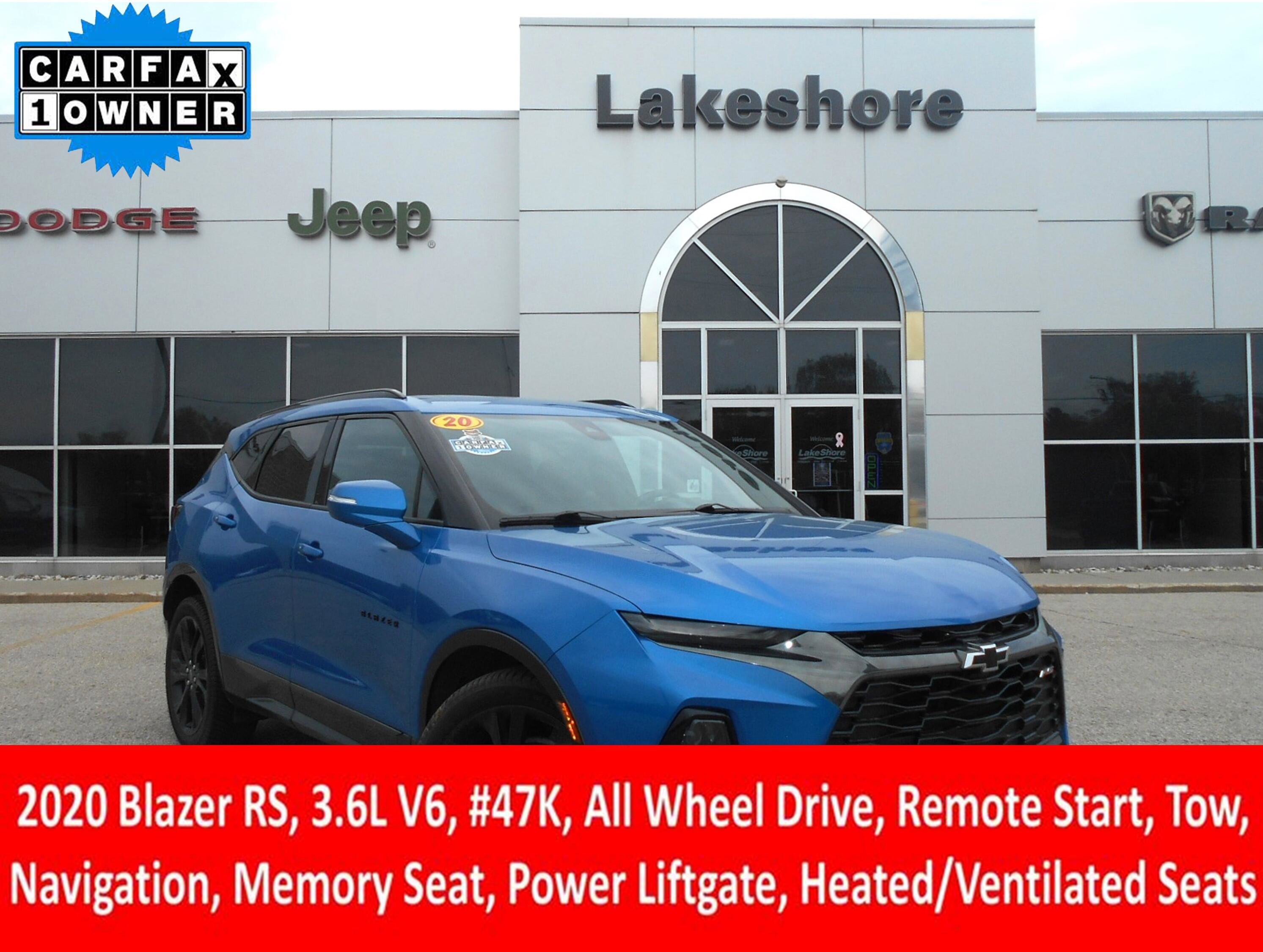 Used 2020 Chevrolet Blazer RS