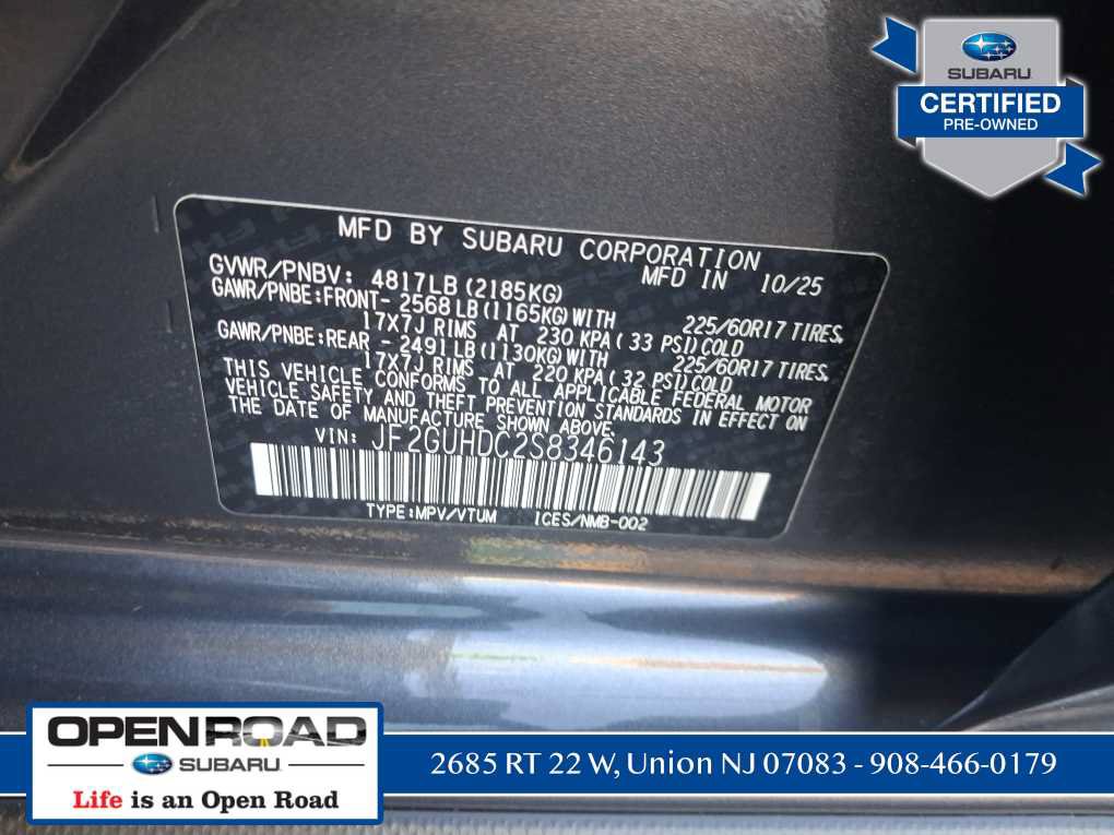 Used 2025 Subaru Crosstrek 2.5i Premium AWD/4WD image 38
