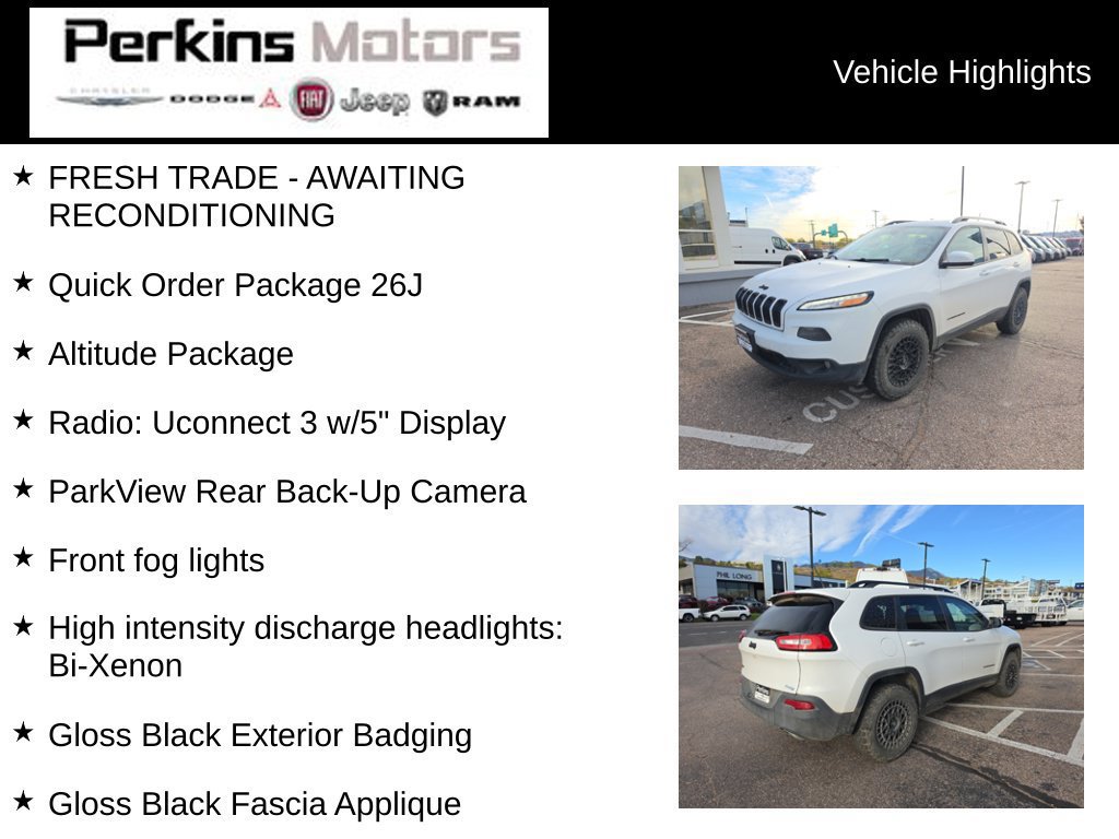 Used 2018 Jeep Cherokee Latitude w/ Altitude Package AWD/4WD image 14
