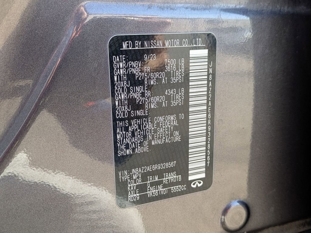 Used 2024 INFINITI QX80 Luxe image 32