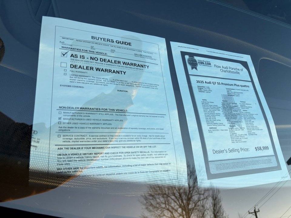 Certified 2025 Audi Q7 3.0T Premium Plus w/ Premium Plus Package image 33