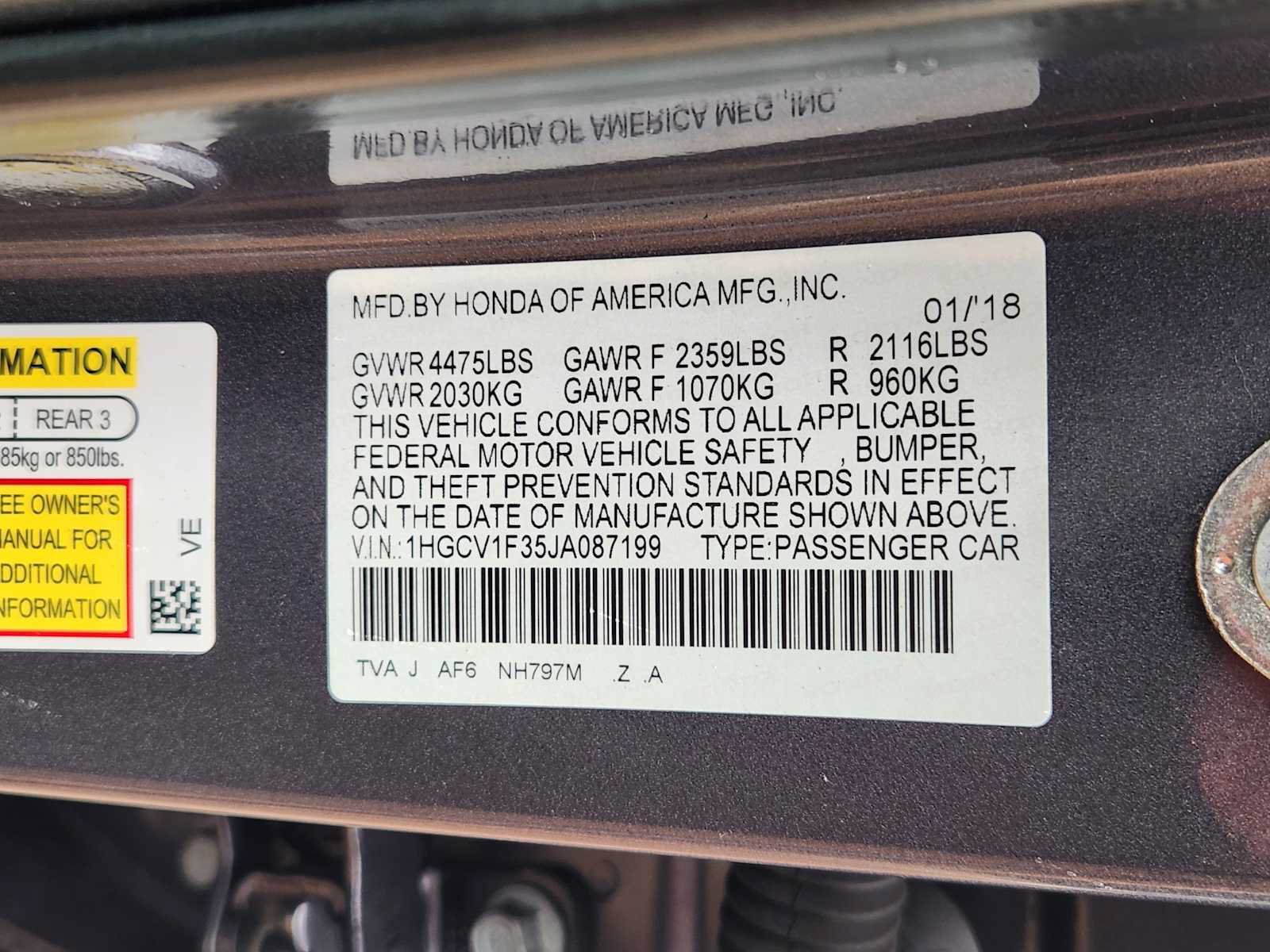 Used 2018 Honda Accord Sport image 31