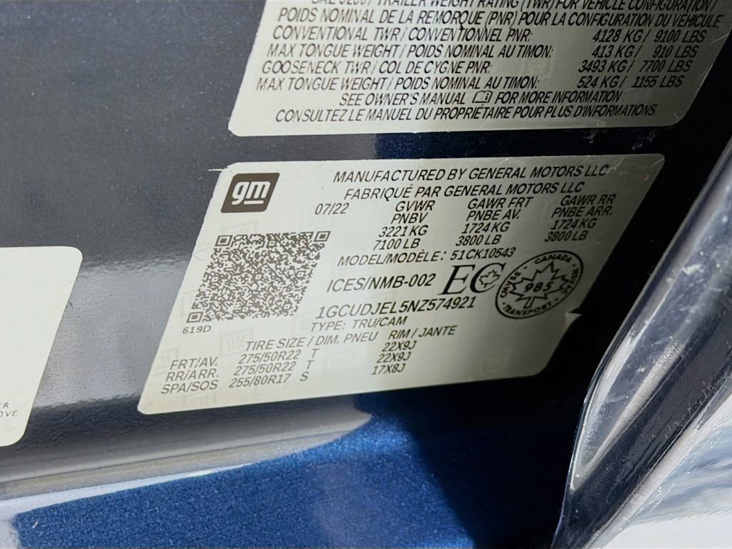 Used 2022 Chevrolet Silverado 1500 High Country w/ High Country Premium Package image 44