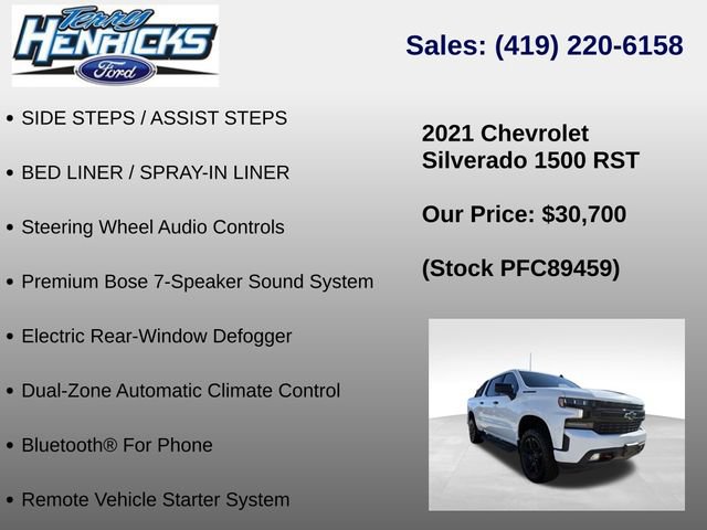 Used 2021 Chevrolet Silverado 1500 RST w/ Redline Edition AWD/4WD image 37