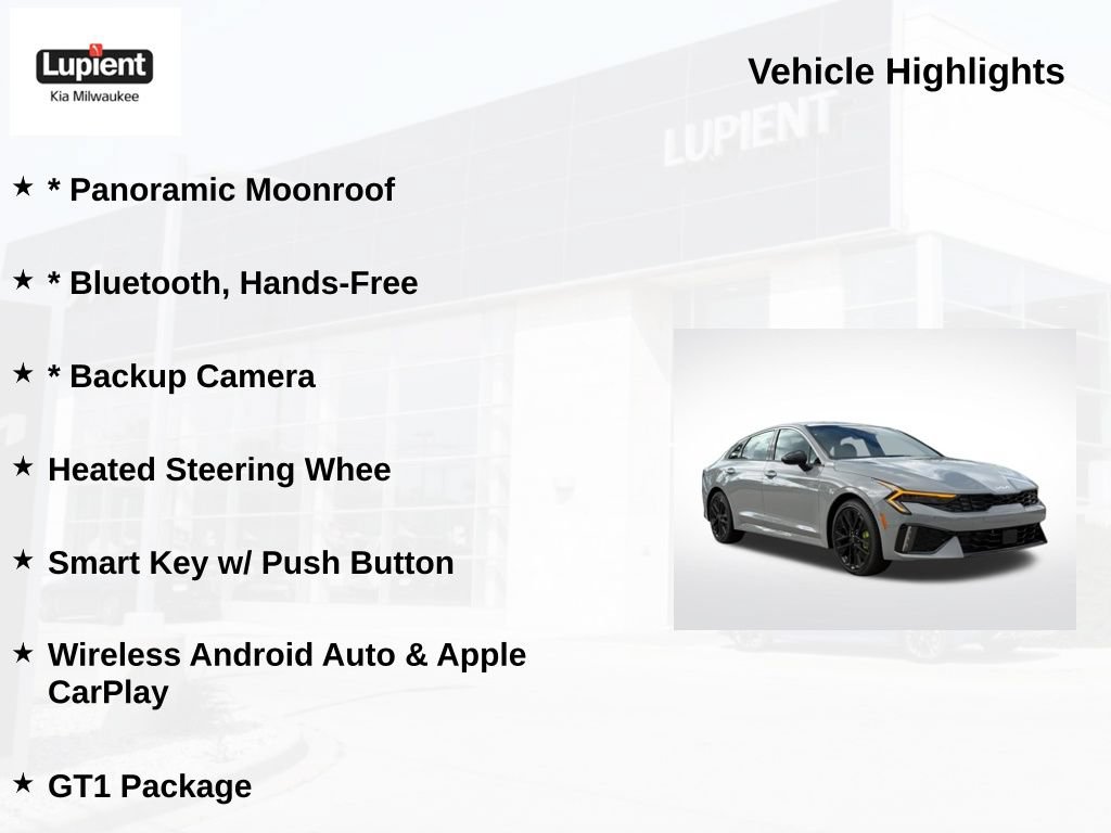 New 2026 Kia K5 GT w/ GT1 Package FWD image 5
