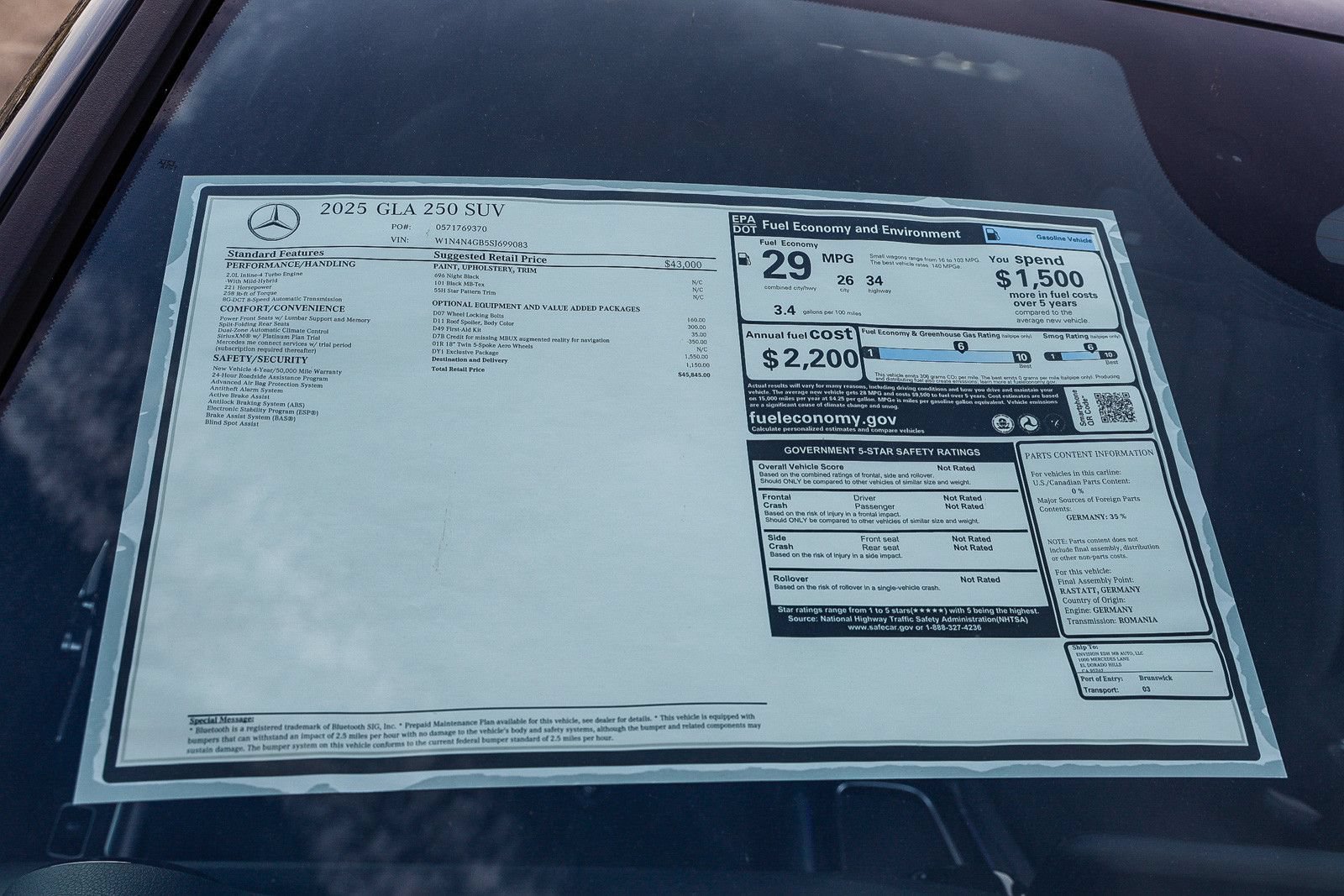 Used 2025 Mercedes-Benz GLA 250 image 26