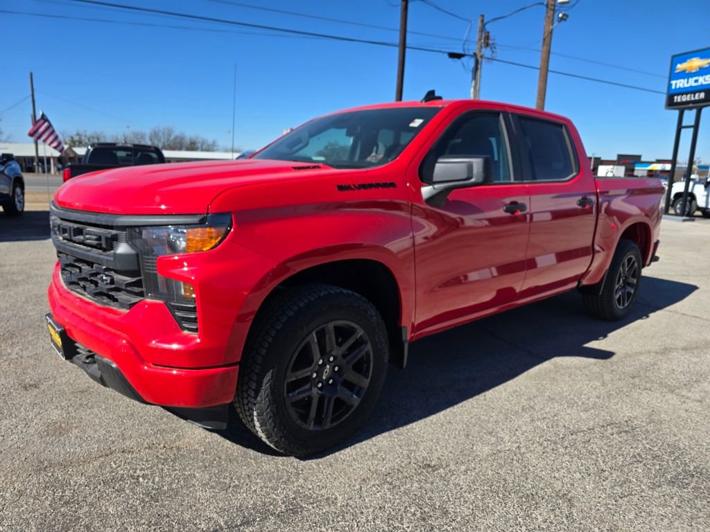 New 2026 Chevrolet Silverado 1500 Custom w/ LPO, Dark Essentials Package AWD/4WD image 1