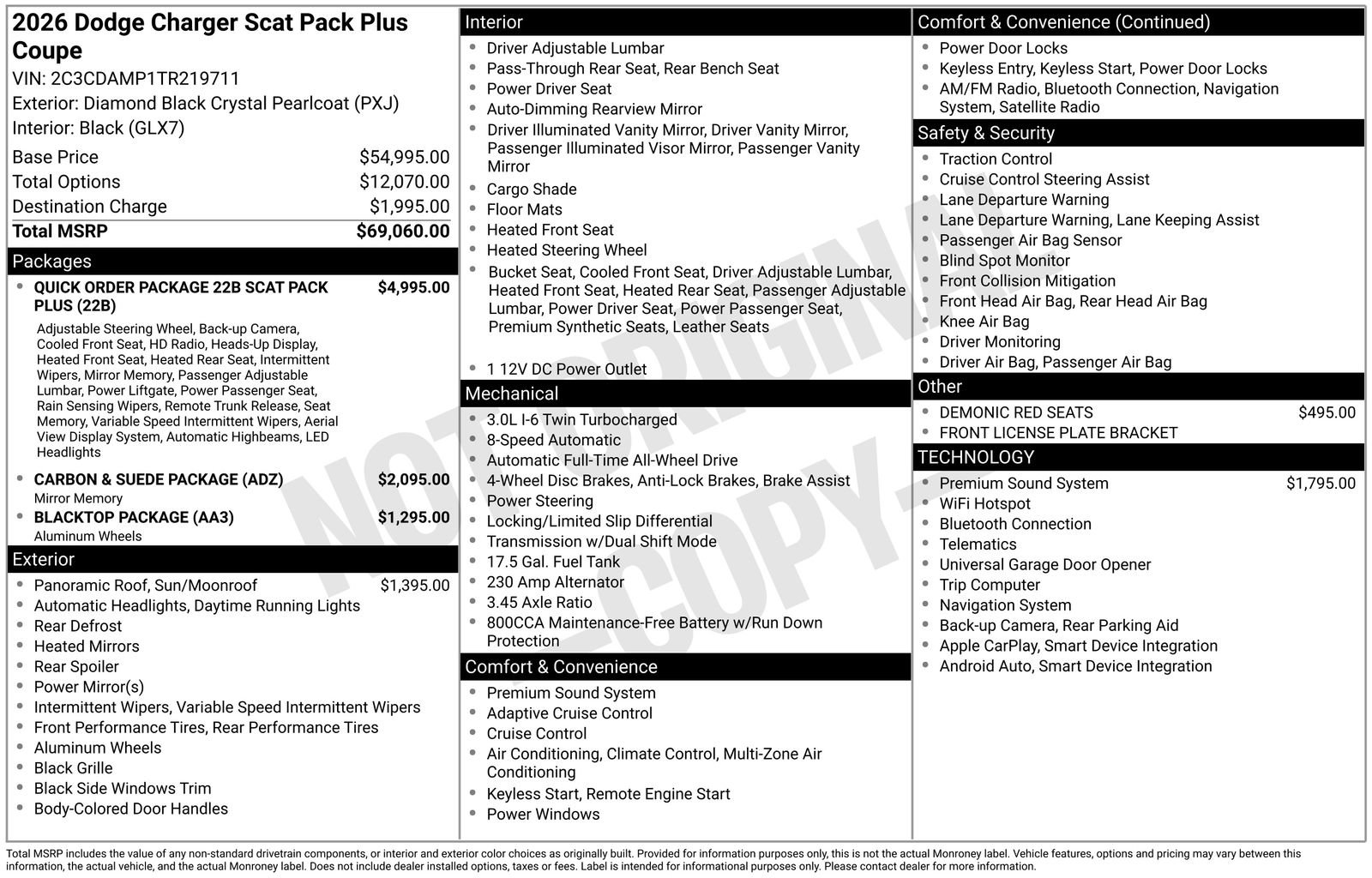 New 2026 Dodge Charger R/T Scat Pack image 34