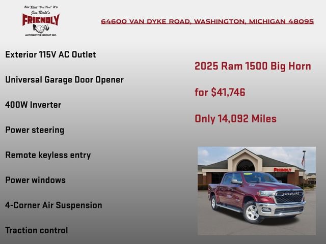 Used 2025 RAM 1500 Big Horn AWD/4WD image 30