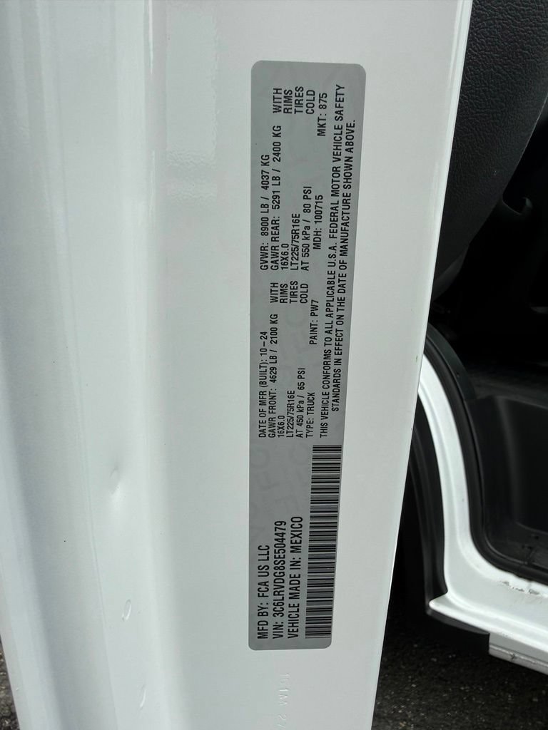 Used 2025 RAM ProMaster 2500 w/ Convenience Group FWD image 26