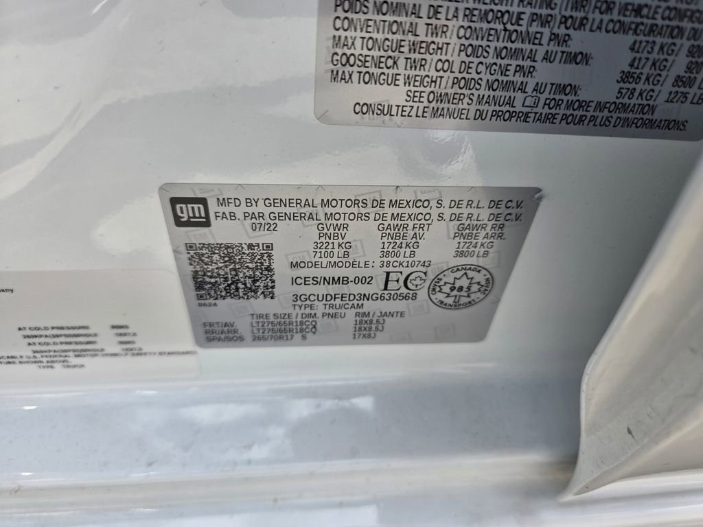 Used 2022 Chevrolet Silverado 1500 LT Trail Boss w/ Protection Package image 21