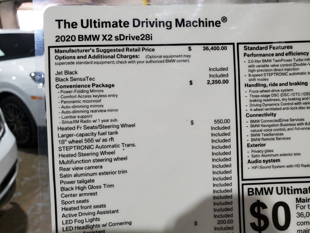 Used 2020 BMW X2 sDrive28i w/ Convenience Package FWD image 43