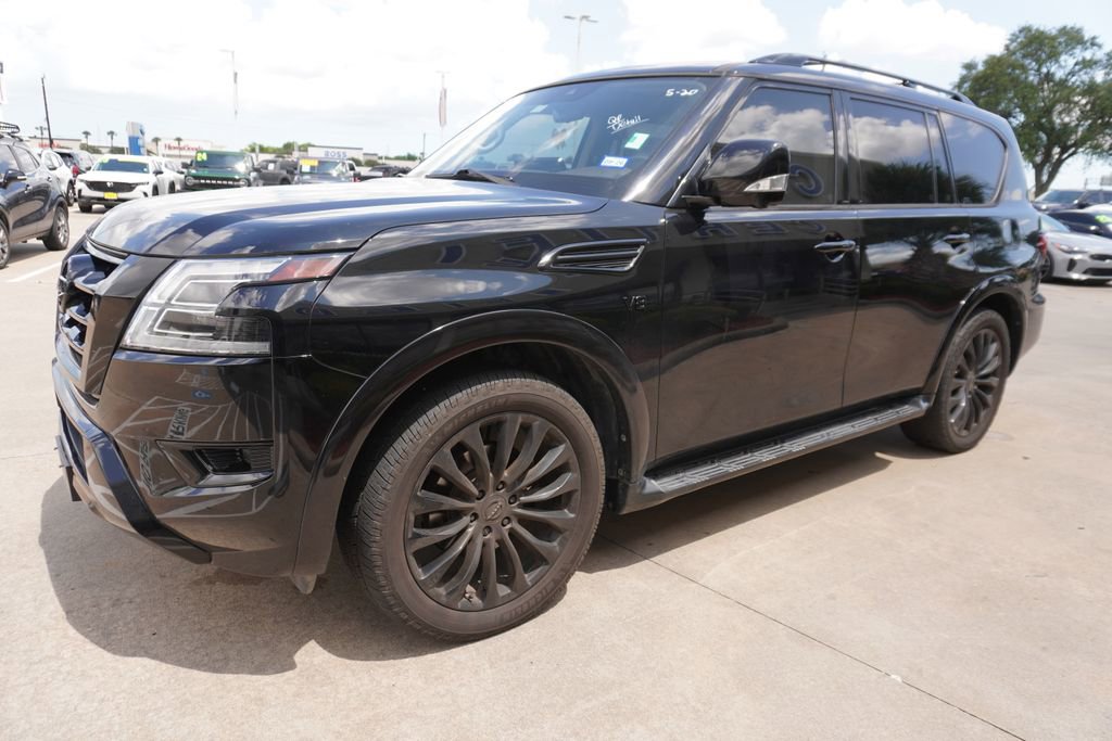 Used 2022 Nissan Armada Platinum w/ Captain's Chairs Package AWD/4WD image 3
